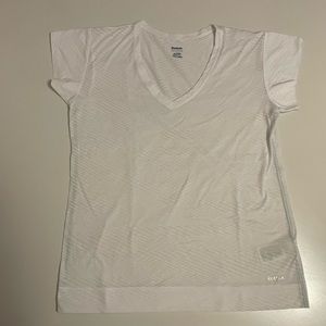 Reebok Women’s White Play Dry Athletic Shirt